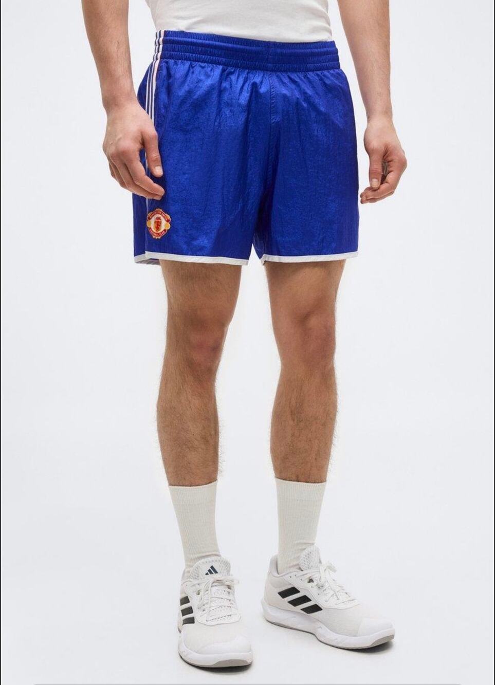 Adidas Manchester United Retro Blue Shorts in 2XL